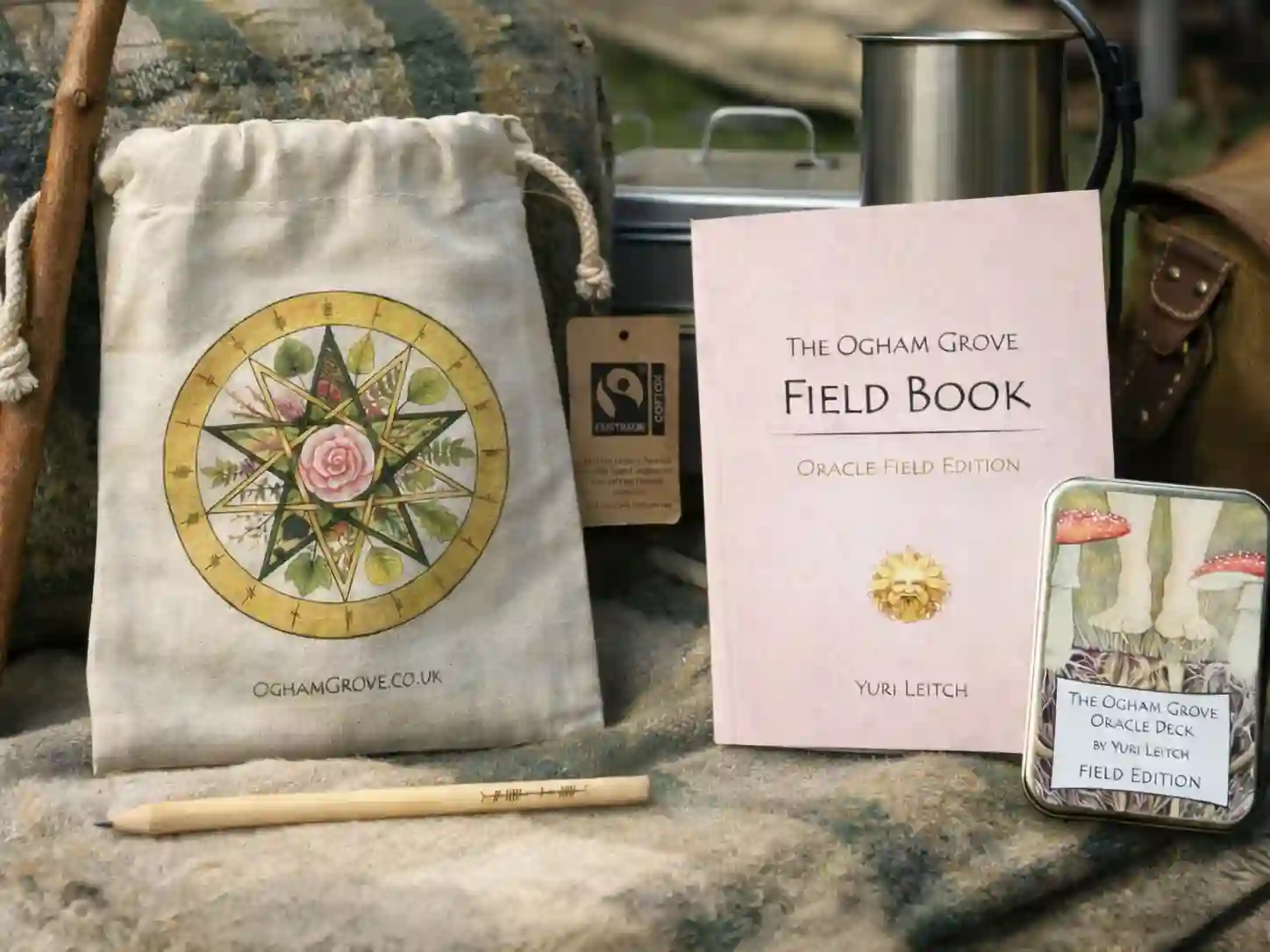 Ogham Grove oracle deck and cards